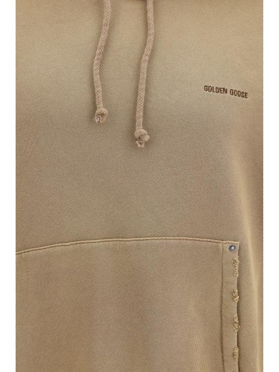 26FW 골든구스 후드 티셔츠 GUP02763P002636 16107 BROWN - GOLDEN GOOSE
