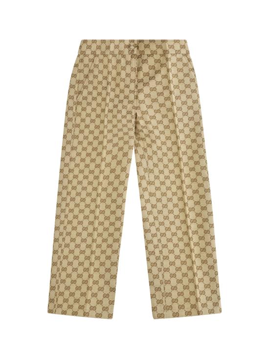 26FW [키즈] 구찌 스트레이트 팬츠 866669XWA9A 2061 BEIGE