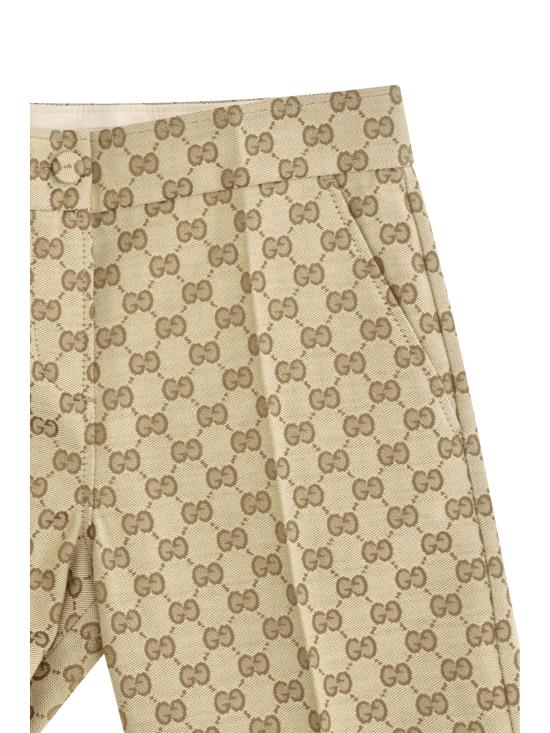 26FW [키즈] 구찌 스트레이트 팬츠 866669XWA9A 2061 BEIGE - GUCCI