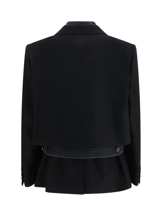 26FW 사카이 자켓 2608639 001 BLACK - SACAI
