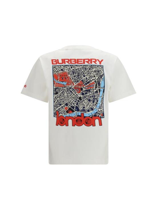 26FW 버버리 반팔 티셔츠 8132692 B7078 WHITE - BURBERRY