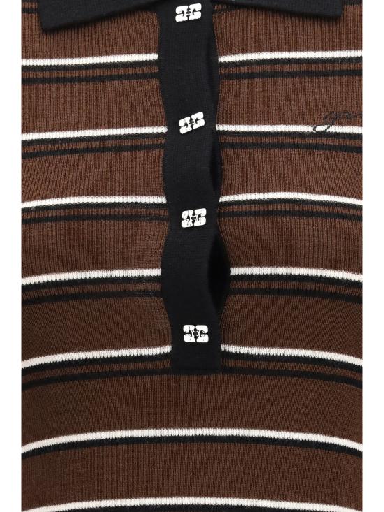 26FW 가니 원피스 A1030660 999 BROWN - GANNI