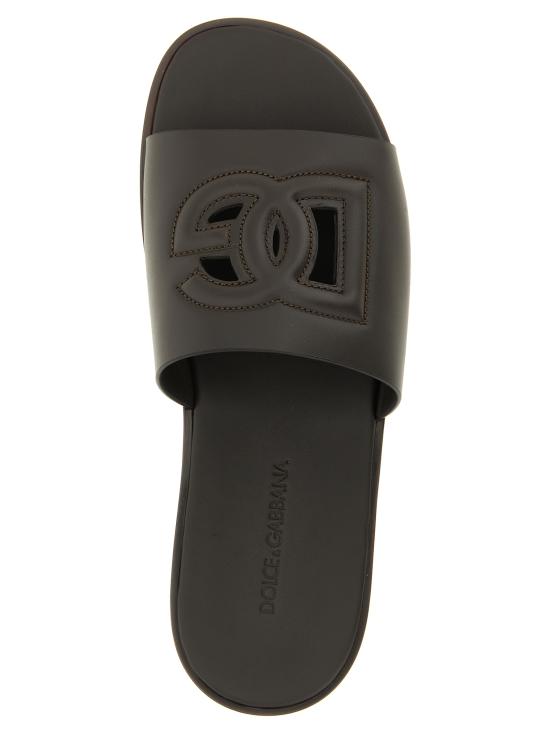 26FW 돌체앤가바나 뮬/슬리퍼 A80397A03638H042 Brown - DOLCE & GABBANA