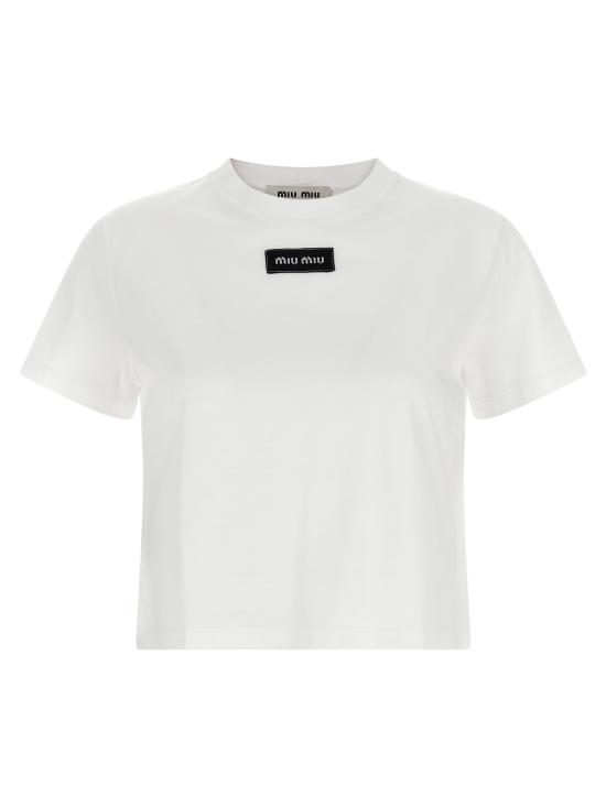 26FW 미우미우 탑 MJNA45SOOO6398F0009 White