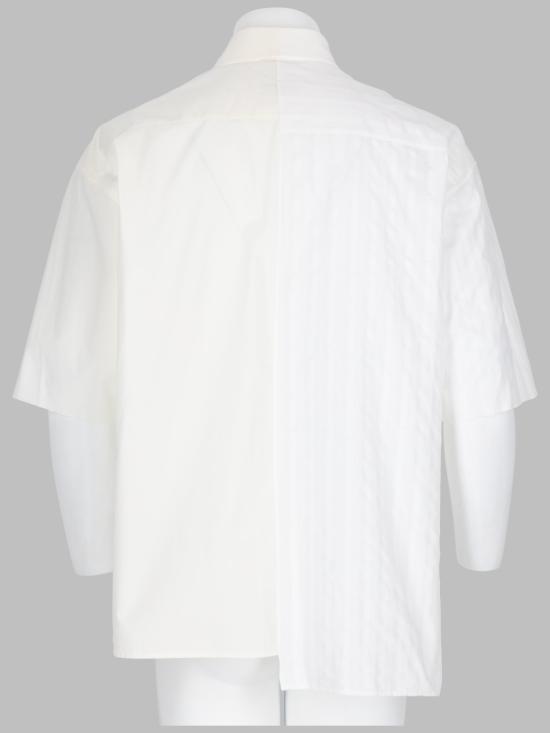 26SS MM6 메종마르지엘라 반팔 셔츠 SH0DR0007 MTN135961 WHITE - MM6 MAISON MARGIELA