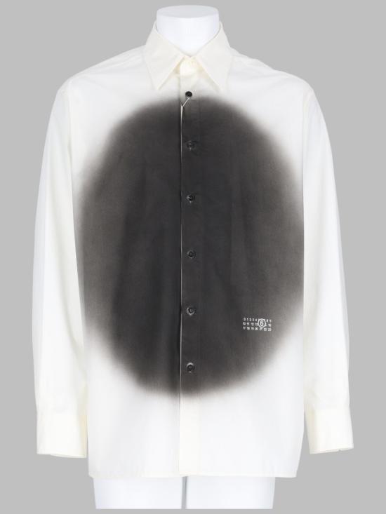 26SS MM6 메종마르지엘라 긴팔 셔츠 SH0DT0042 M35256101 WHITE