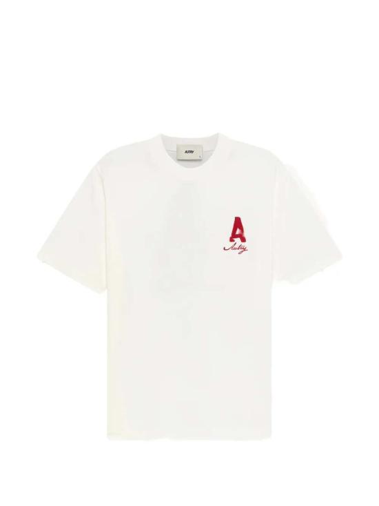 26FW 오트리 반팔 티셔츠 TSPX109A COTTON ALABASTER 109A