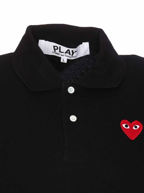 26FW 꼼데가르송 폴로 티셔츠 AXT0060511 Black - COMME DES GARCONS