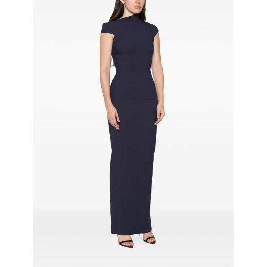 26FW 솔러스런던 롱 원피스 OS49022 NAVY BLUE - SOLACE LONDON