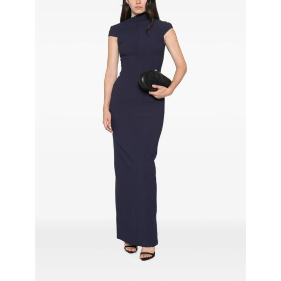 26FW 솔러스런던 롱 원피스 OS49022 NAVY BLUE