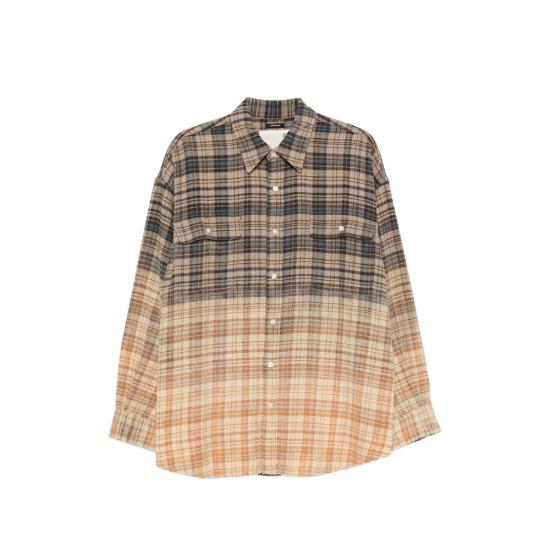 26FW 알13 긴팔 셔츠 R13WR415 R855B BLYEL NEUTRALS