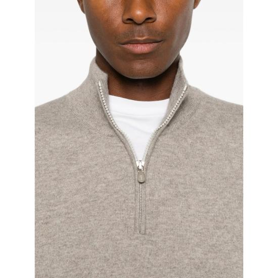 26FW 브루넬로 쿠치넬리 캐시미어 집업 니트 M2200124 COW55 NEUTRALS - BRUNELLO CUCINELLI