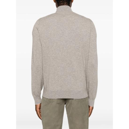 26FW 브루넬로 쿠치넬리 캐시미어 집업 니트 M2200124 COW55 NEUTRALS - BRUNELLO CUCINELLI