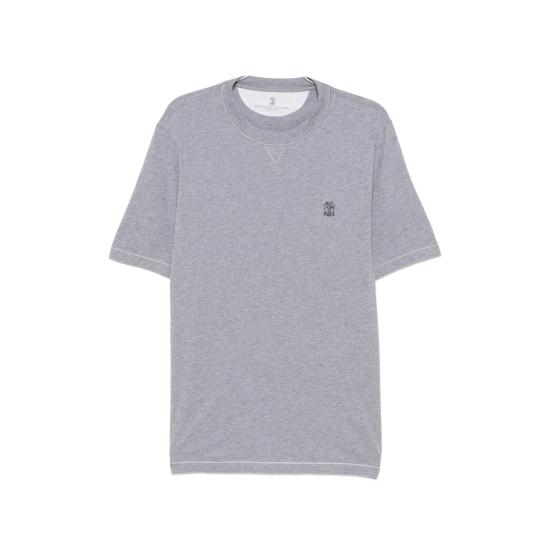 26FW 브루넬로 쿠치넬리 반팔 티셔츠 M0B131328G CX065 GREY