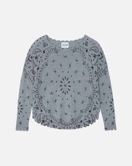 쿠즈텡 스웨터 F2500 148 GRIS CHINE Grey