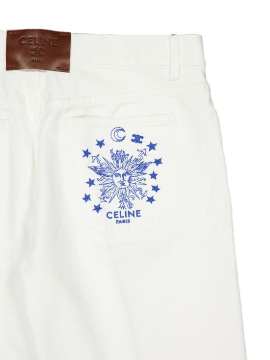 26FW 셀린느 데님 팬츠 RP0Z0617R GFV7 WHITE - CELINE