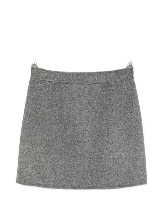 26FW 세미쿠튀르 숏 스커트 Y6WV12 Y47 1 GREY - SEMI-COUTURE