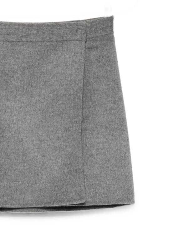 26FW 세미쿠튀르 숏 스커트 Y6WV12 Y47 1 GREY - SEMI-COUTURE
