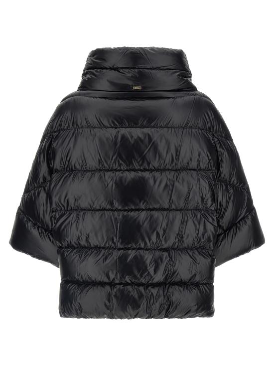 26FW 에르노 케이프 PI002256D12017Z9300 Black - HERNO
