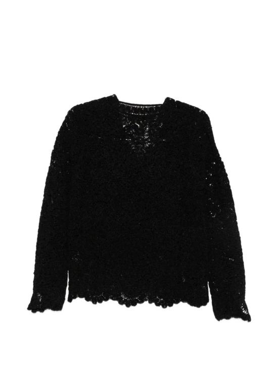 26FW 세미쿠튀르 스웨터 S6WC81 Y69 0 BLACK - SEMI-COUTURE