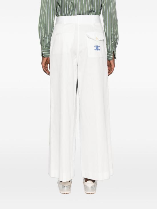 26FW 셀린느 스트레이트 팬츠 RP0S3539W 01OW WHITE - CELINE