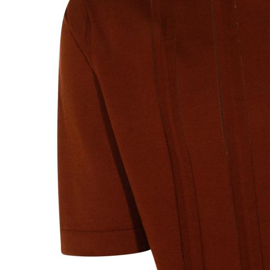 26SS 피아젠차 폴로 티셔츠 M1140018001005170 Brown - PIACENZA 1733