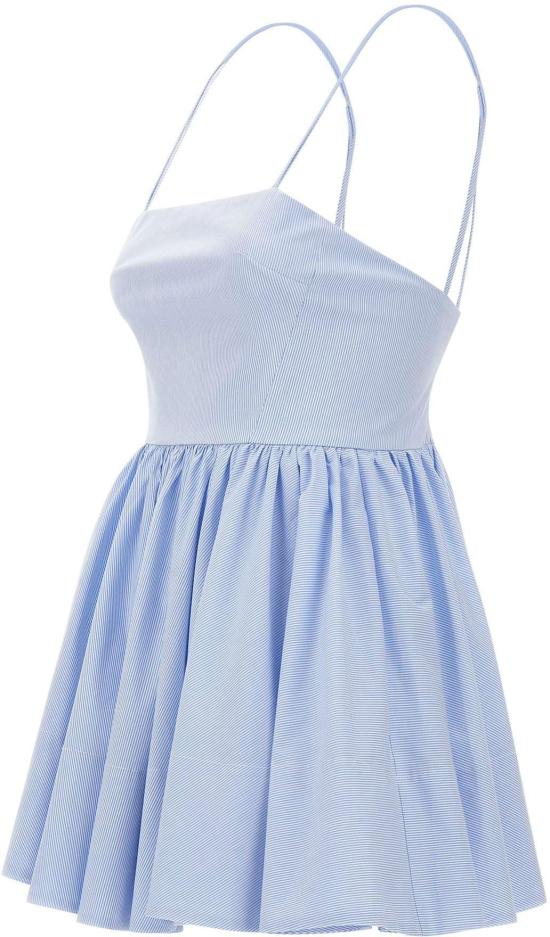 26SS 안다마네 숏 원피스 TM190167ATNC200LTBLUEWHT LICHTBLUE - ANDAMANE