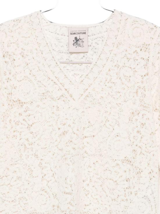 26FW 세미쿠튀르 니트웨어 S6WC81E641 WHITE - SEMI-COUTURE