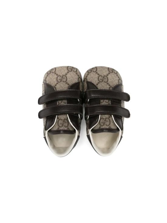 26FW [키즈] 구찌 미들 부츠 772387 FACX3 9752 BEIGE EBONY COCOA - GUCCI