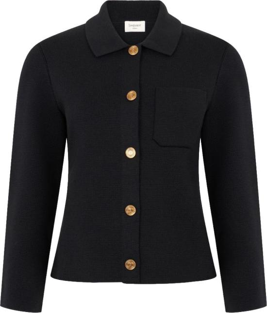 26FW 생로랑 의류 A0044ZY76TR1000 BLACK