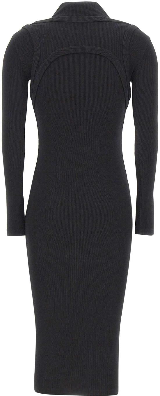 26FW 오프화이트 롱 원피스 2FU00681TW003 BLACK - OFF WHITE