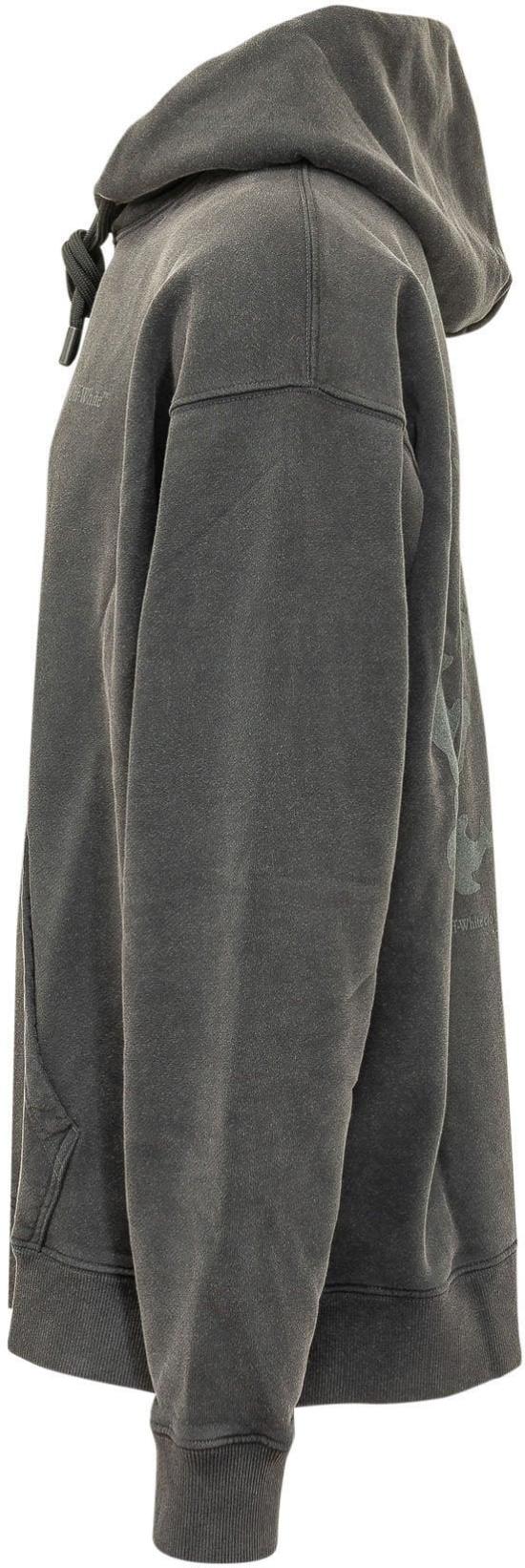 26FW 오프화이트 후드 티셔츠 44MBB085F26F00J001 DONKERGREY - OFF WHITE