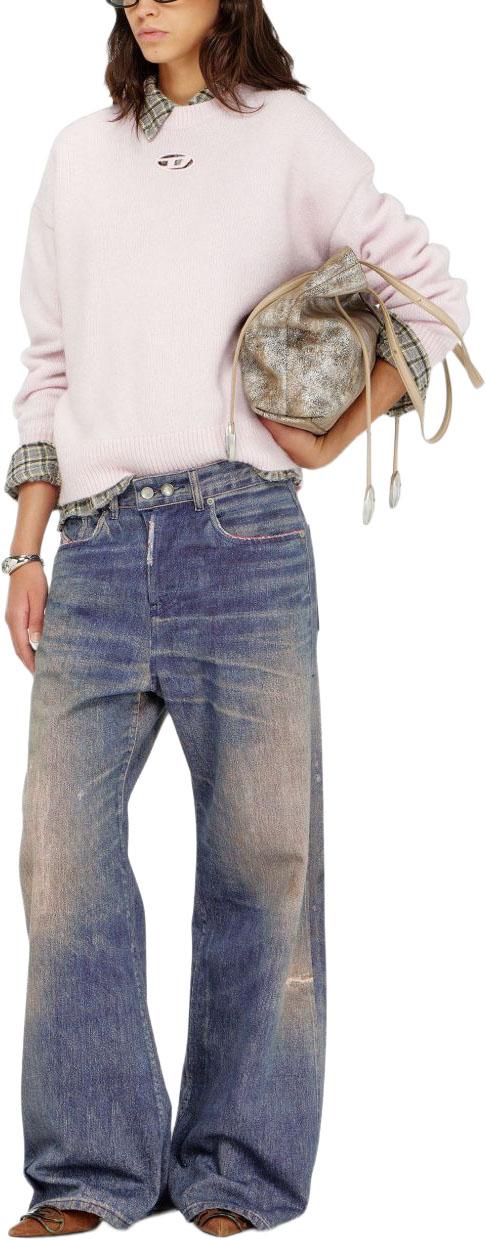 26FW 디젤 니트웨어 A208340TKCZ31J PINK - DIESEL