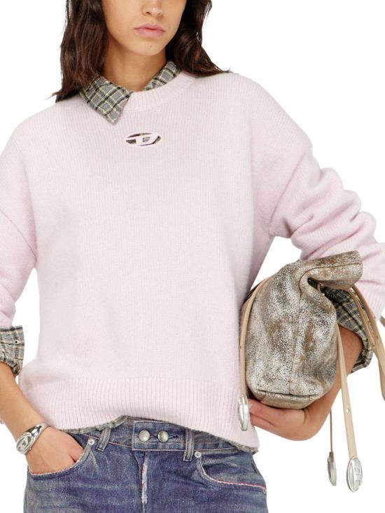26FW 디젤 니트웨어 A208340TKCZ31J PINK - DIESEL
