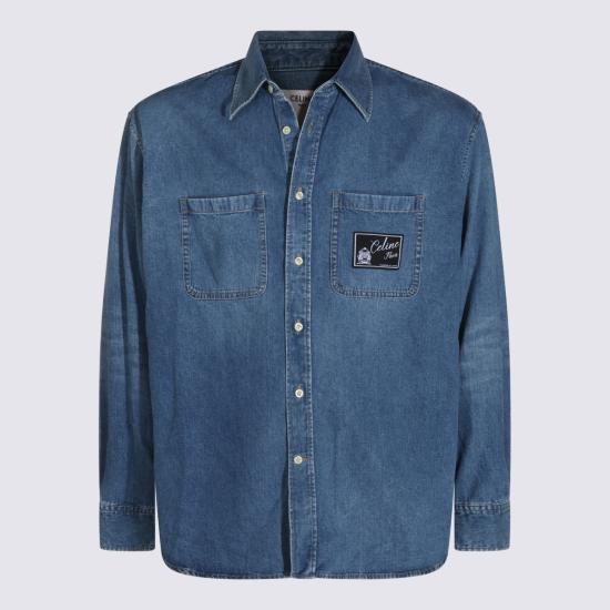 26FW 셀린느 데님 셔츠 RC0N52N67 GDP1 LIGHT BLUE - CELINE