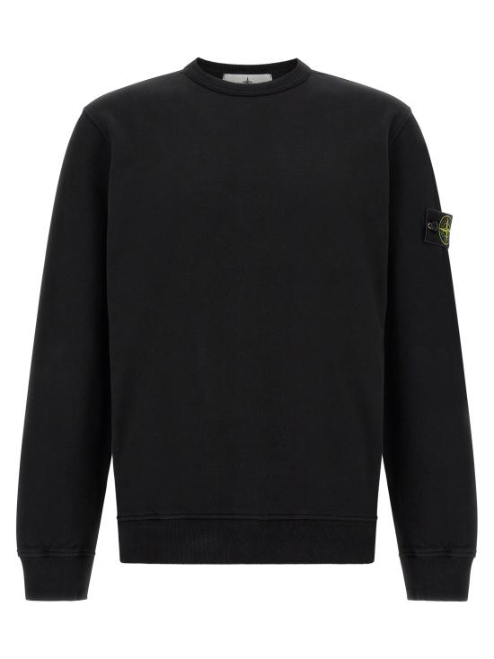 26FW 스톤 아일랜드 긴팔 티셔츠 배지  스웨트셔츠 블랙
