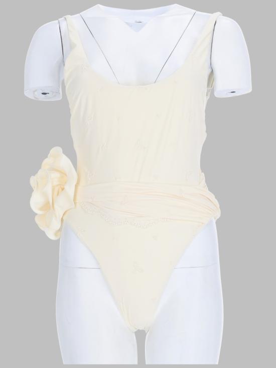 26FW 마그다뷰트림 비치웨어 649726 CREAM BEIGE