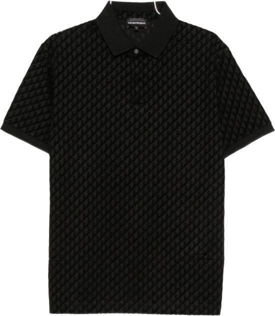 26FW 엠포리오 아르마니 폴로 티셔츠 EM007339AF10017FC375 BLACK