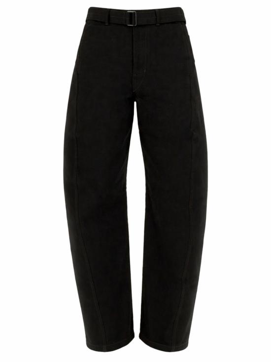 26FW 르메르 트위스트 벨티드 팬츠 PA326 LD1055BK999 BLACK