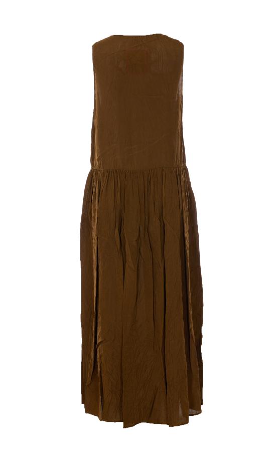 26FW 우마 왕 미디 원피스 UP5007 UW240 MUSTARD - UMA WANG