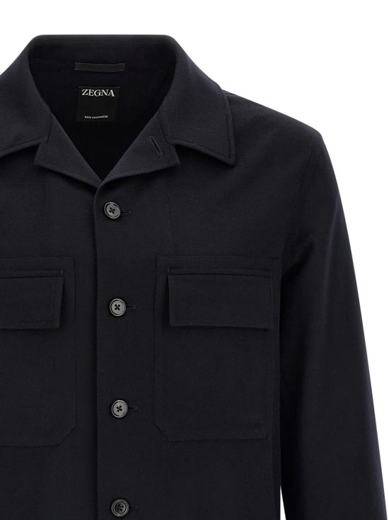 26FW 에르메네질도제냐 긴팔 셔츠 E8V46SOT6B923 Blue - ERMENEGILDO ZEGNA