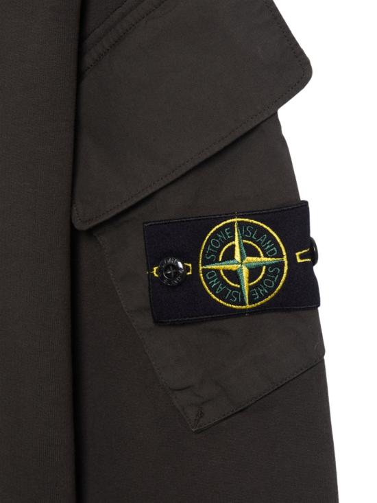 26FW 스톤 아일랜드 60120 코튼 플리스 스웨트셔츠 L2S156100049S0A20 V0062 GREY - STONE ISLAND