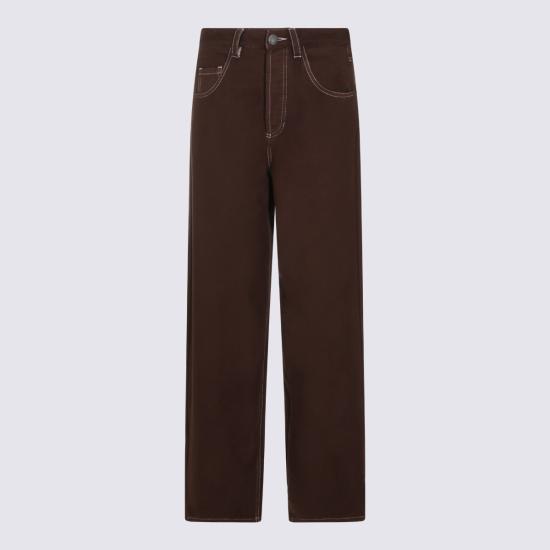 26FW 우마 왕 스트레이트 팬츠 UP3036 UW600 BROWN - UMA WANG