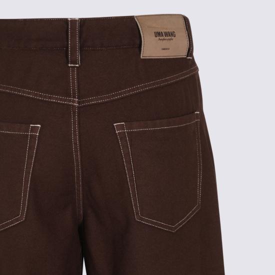 26FW 우마 왕 스트레이트 팬츠 UP3036 UW600 BROWN - UMA WANG