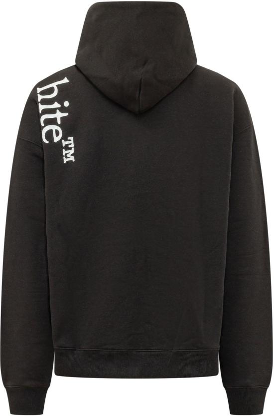 26FW 오프화이트 후드 티셔츠 44MBB085F26F00O001 BLACK - OFF WHITE