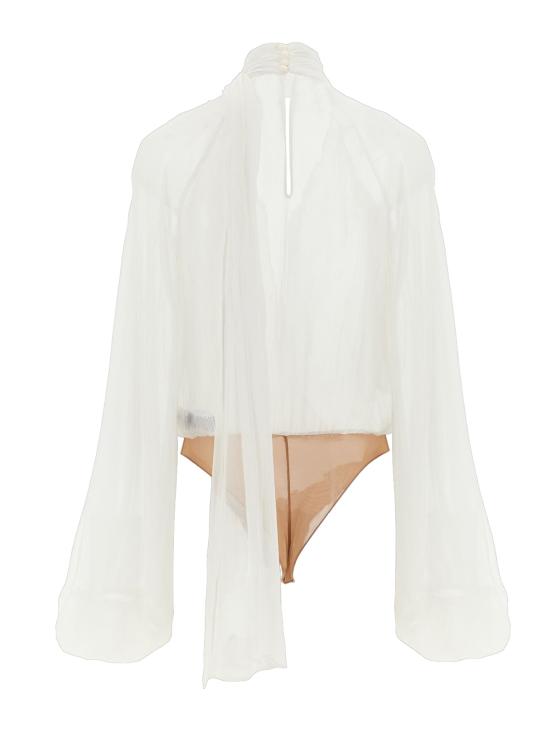 26FW 엘리자베타프랜치 탑 바디 크레폰  화이트 - ELISABETTA FRANCHI