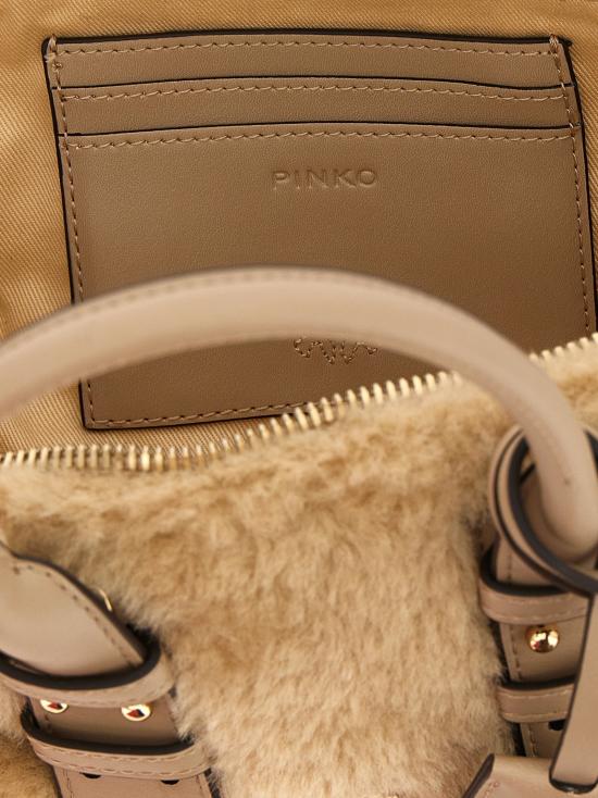 26FW 핑코 토트백 볼링백 핸드백 회색 - PINKO