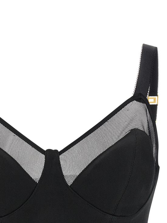 26FW 엘리자베타프랜치 탑 쿨 울 앤 튤  (블랙) - ELISABETTA FRANCHI