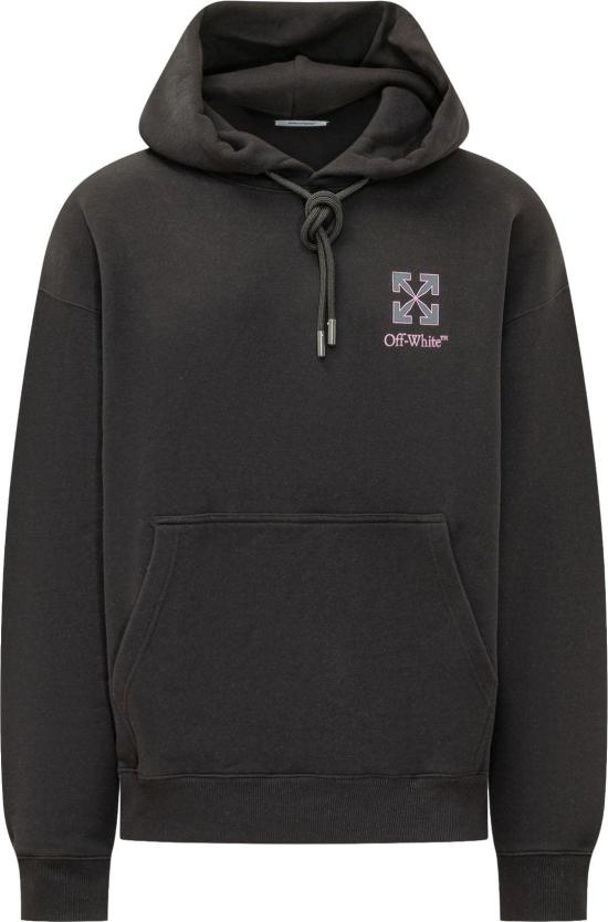 26FW 오프화이트 후드 티셔츠 44MBB085F26F008001 DONKERGREY