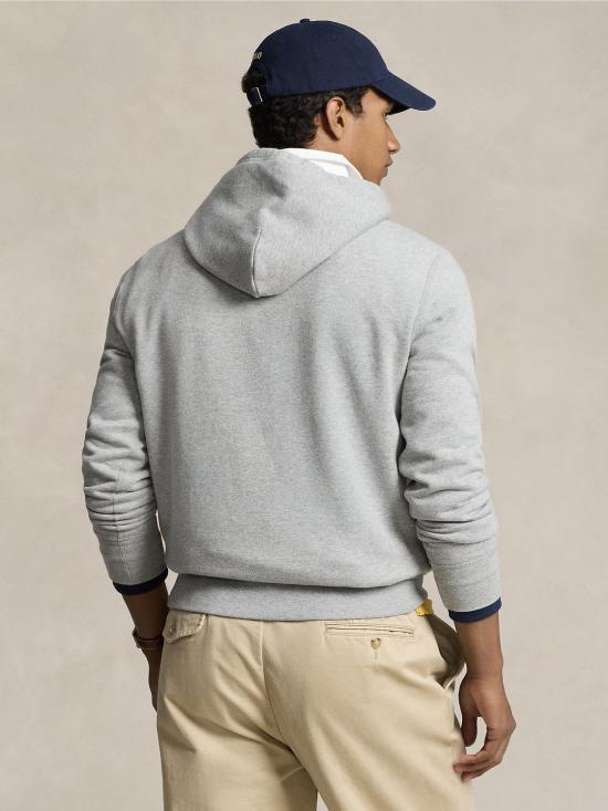 26FW 랄프 로렌 긴팔 티셔츠 펠파 콘 카푸치오 에 타스카 마르수피오 그리지오 - RALPH LAUREN